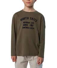 NORTH SAILS GRAPHIC KIDS Langärmliges Baumwollhemd - Kinder-T-Shirt