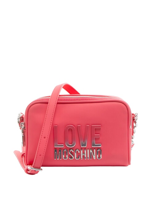 LOVE MOSCHINO BIG LETTERING Mini-Umhängetasche Fuchsie - Damentaschen