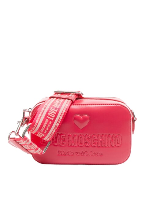 LOVE MOSCHINO MADE WITH LOVE Mini-Umhängetasche Fuchsie - Damentaschen
