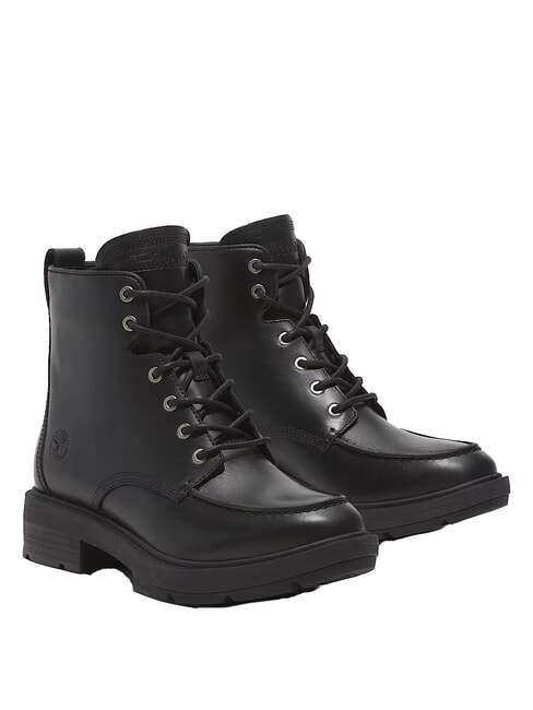 TIMBERLAND BRIMFIELD MID  Stiefeletten aus Leder schwarzes Vollkorn - Damenschuhe