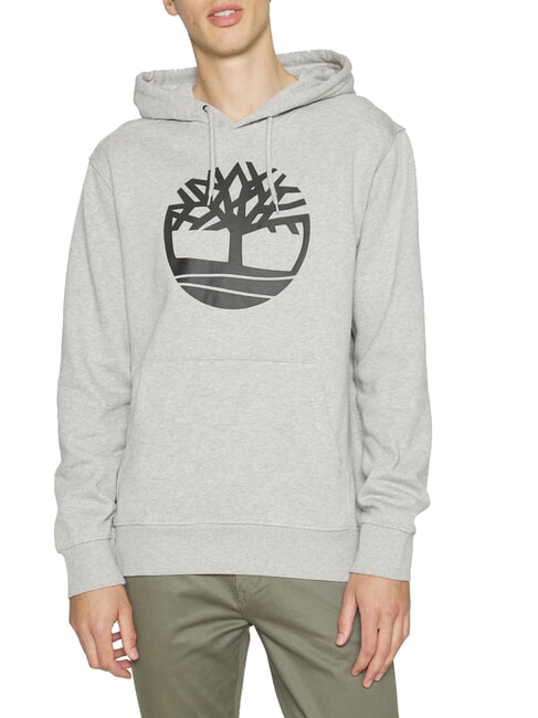 TIMBERLAND TREE LOGO Kapuzenpullover mittelgrau meliert - Sweatshirts Herren