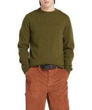 TIMBERLAND MERINO Pullover mit Rundhalsausschnitt aus Wollmischung - Herrenpullover