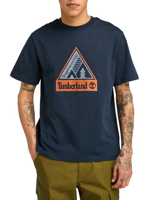 TIMBERLAND OUTDOOR INSPIRED  Baumwoll-T-Shirt dunkler Saphir - Herren-T-Shirts
