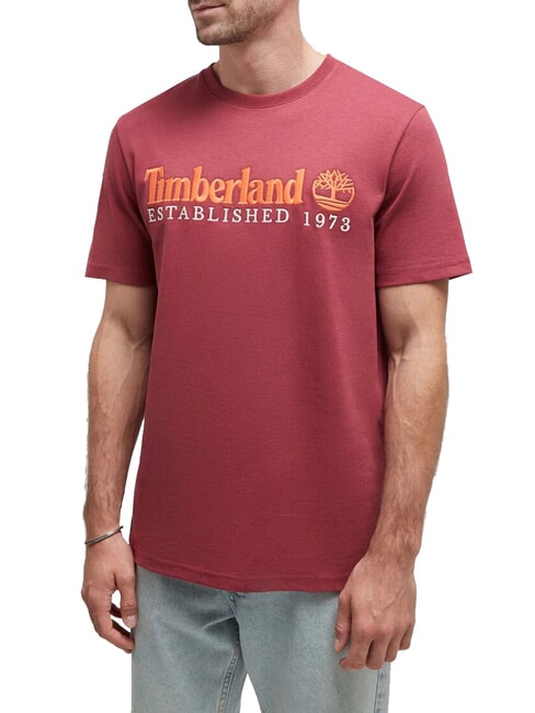 TIMBERLAND ESTABILISHED 1973 Baumwoll t-shirt Cordovan - Herren-T-Shirts