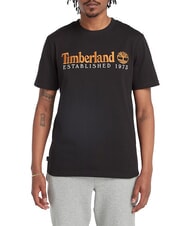 TIMBERLAND ESTABILISHED 1973 Baumwoll t-shirt SCHWARZ - Herren-T-Shirts - 1