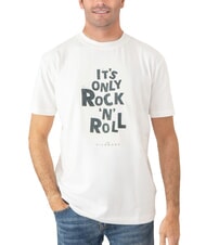 JOHN RICHMOND SPARTACO Baumwoll-T-Shirt mit Aufdruck nicht-gerade weiss - Herren-T-Shirts - 1