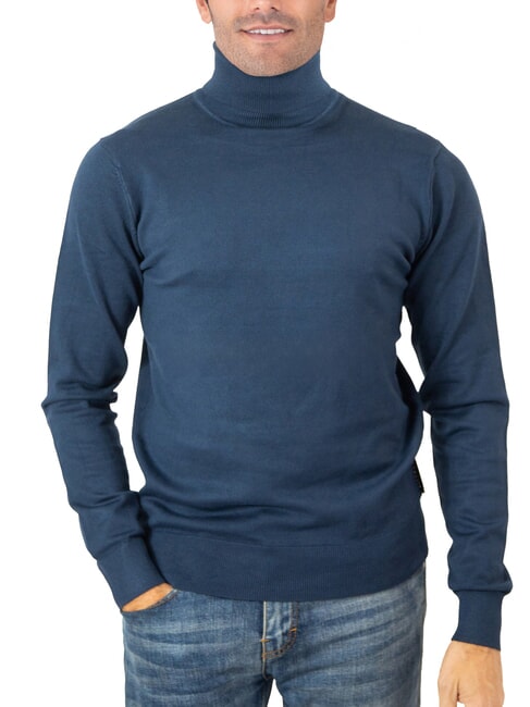RICHMOND X CUSMA Rollkragenpullover blaues Kleid - Herrenpullover