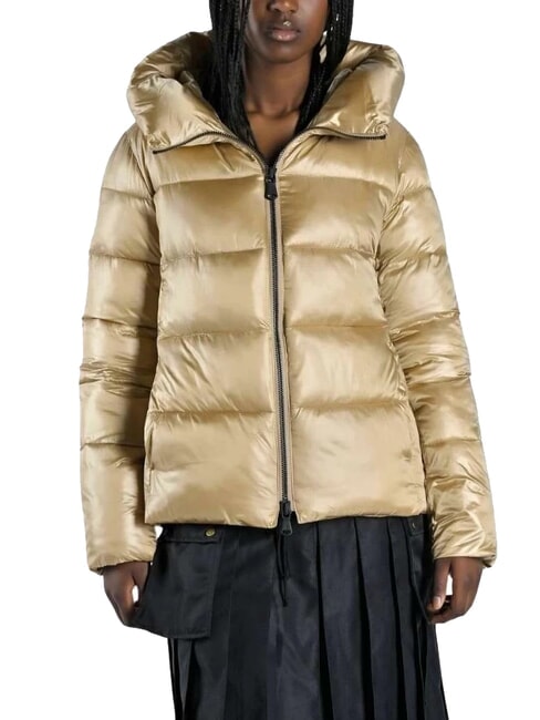 CANADIAN CAPE BRETON Satin-Daunenjacke mit Kapuze Ziege - Daunenjacken für Damen