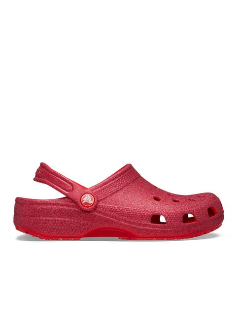 CROCS CLASSIC GLITTER CLOG W Pantoffel-Sabot kirschrot - Damenschuhe