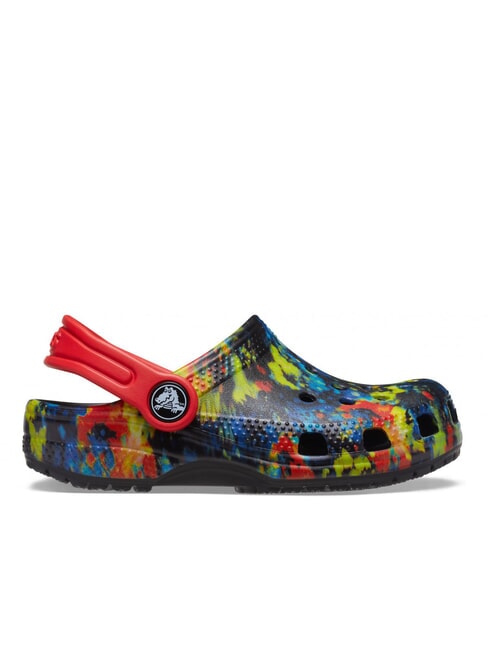 CROCS CLASSIC TIEDYE GRAPHIC GLOG T Sandalen-Sabot türkisches Tonic/Mult - Kinderschuhe