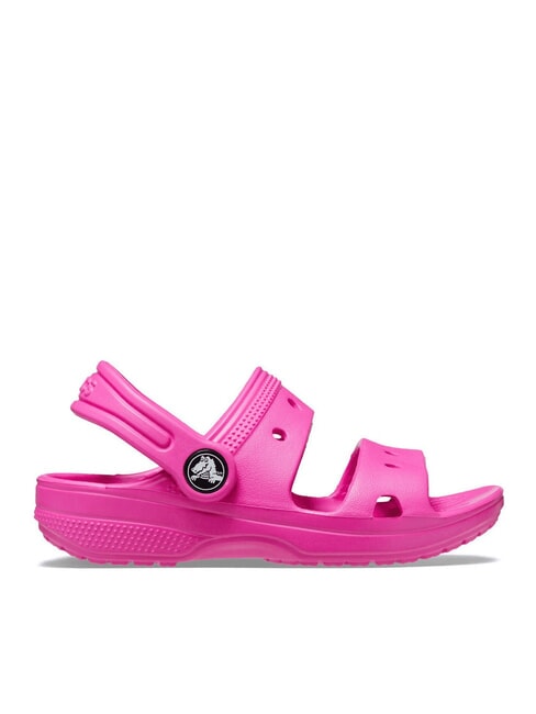 CROCS CLASSIC CROCS SANDAL T Slipper mit Bändern Saft - Kinderschuhe