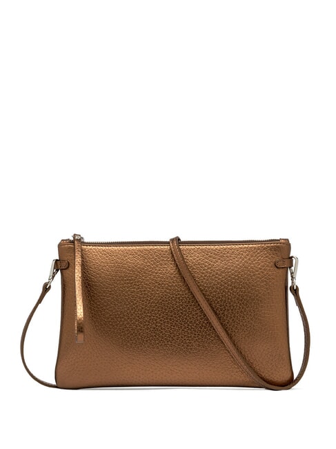 GIANNI CHIARINI HERMY Umschlagtasche aus Metallic-Leder geröstet - Damentaschen