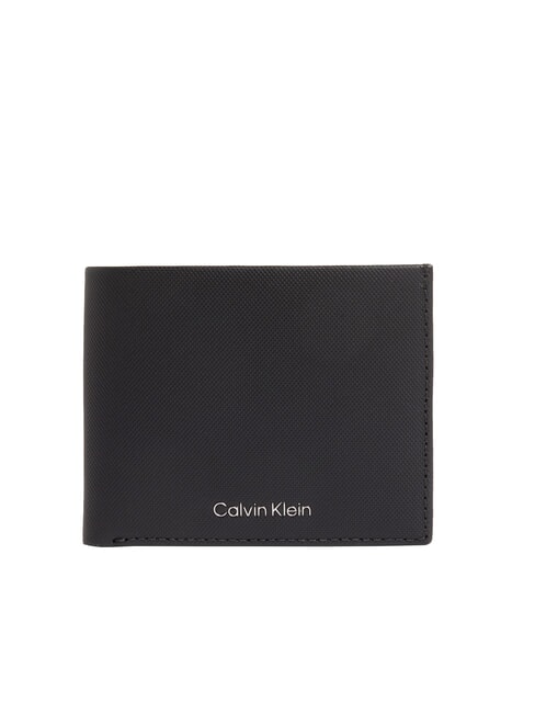 CALVIN KLEIN CK MUST 8cc Lederbrieftasche auf Schwarz - Brieftaschen Herren