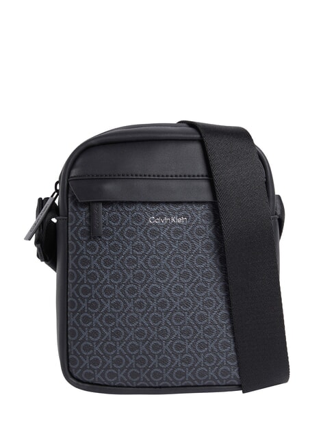CALVIN KLEIN CK MUST Tasche mit Logo-Print-Tasche auf Schwarz - Umhängetaschen Herren