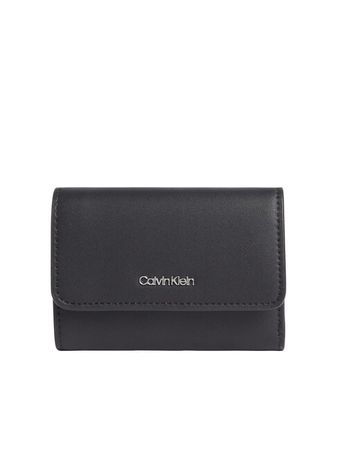 CALVIN KLEIN CK MUST Kompakte Brieftasche auf Schwarz - Brieftaschen Damen