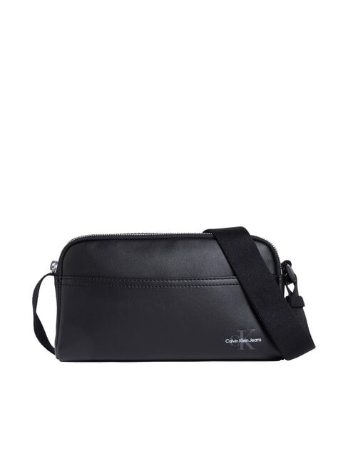 CALVIN KLEIN CKJ MONO LOGO Horizontale Tasche auf Schwarz - Umhängetaschen Herren