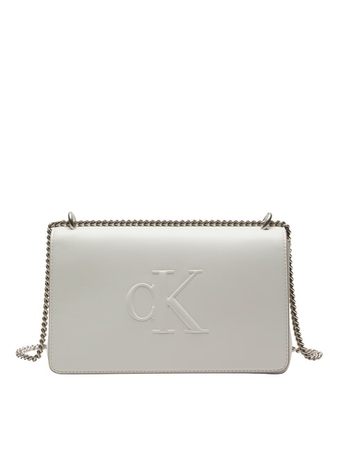 CALVIN KLEIN SCULPTED EW Umhängetasche / Crossbody Bag Lilienweiß - Damentaschen