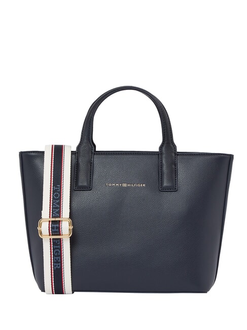 TOMMY HILFIGER TH LOGOTAPE Handtasche, mit Schultergurt spaceblau/schwarz - Damentaschen