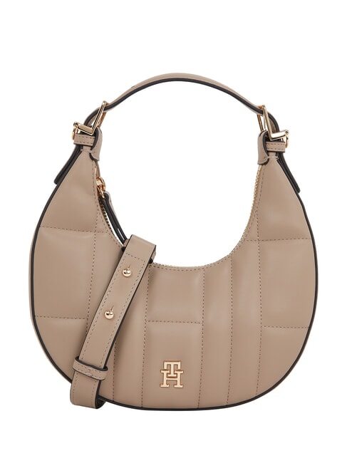 TOMMY HILFIGER TH FEMININE Mini Bag mit Schultergurt Küstentaupe - Damentaschen