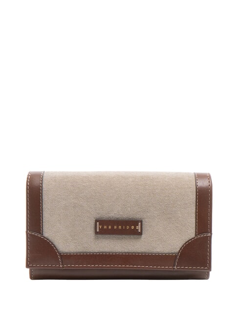 THE BRIDGE AUSTER  Damen Geldbörse natur / braun abk. Gold - Brieftaschen Damen
