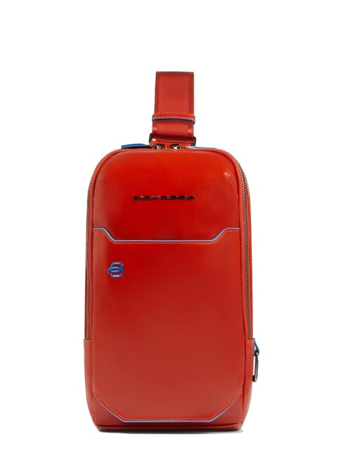 PIQUADRO BLUE SQUARE One-Shoulder-Rucksack aus Leder Leder4 - Umhängetaschen Herren