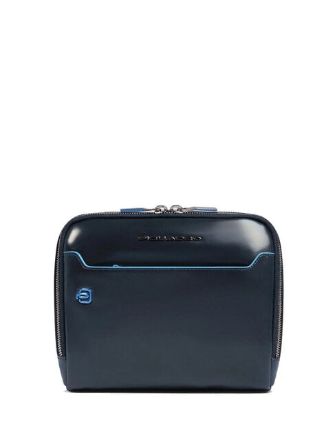 PIQUADRO BLUE SQUARE Ledertasche Blau - Umhängetaschen Herren