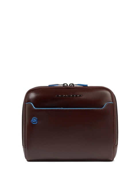 PIQUADRO BLUE SQUARE Ledertasche MAHAGONI - Umhängetaschen Herren