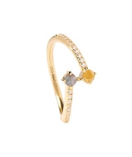 PDPAOLA JUNO Vergoldeter Steinring - Ringe