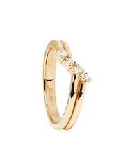 PDPAOLA THE NEW ESSENTIALS ANNA Vergoldeter Zirkoniaring - Ringe