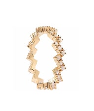 PDPAOLA THE NEW ESSENTIALS THE ZIPPER Vergoldeter Ring mit Zirkonia - Ringe