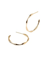 PDPAOLA FIVE VANILLA Vergoldete Creolen - Ohrringe