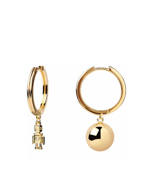 PDPAOLA LES PETITES SUPER FUTURE Vergoldete Ohrringe Gold - Ohrringe