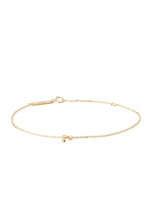 PDPAOLA THE NEW ESSENTIALS KIRA Kettenarmband mit runden Zirkonia und Tropfenanhänger Gold - Armbänder