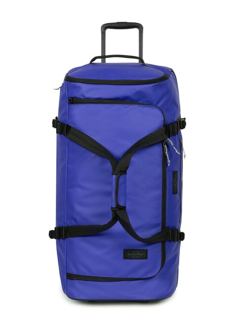 EASTPAK DUFFEL PACK WHEEL M Mittelgroßer wasserabweisender Reisetaschen-Trolley Plane blau - Halbharte Trolleys