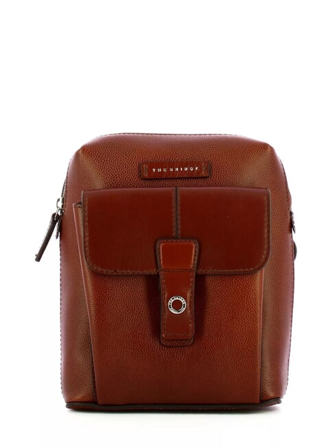 THE BRIDGE BIAGIO Ledertasche Braun 14/Ruthenium Palladium - Umhängetaschen Herren
