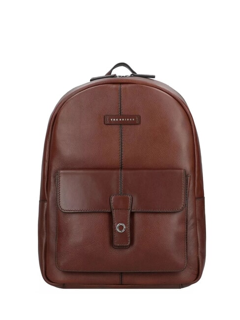 THE BRIDGE BIAGIO Lederrucksack Braun 14/Ruthenium Palladium - Rucksäcke für Schule &amp; Freizeit