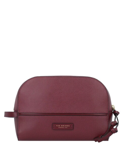 THE BRIDGE DOMITILLA  Lederschönheit Chianti / Bordeaux / Gold - Beauty-Case