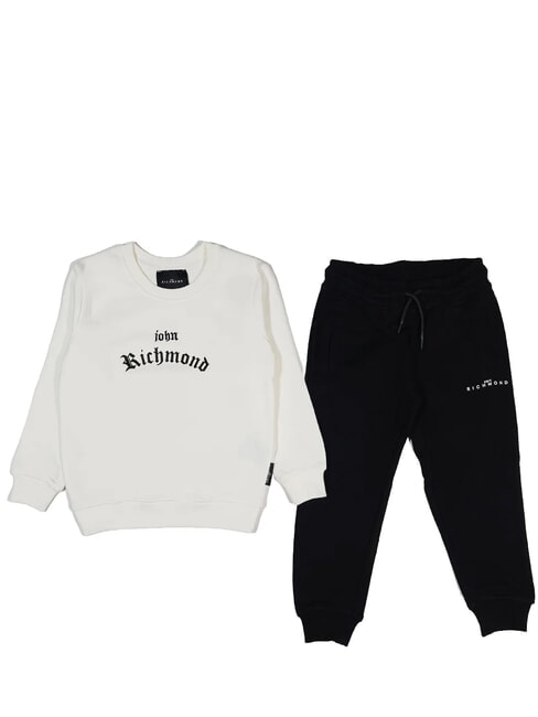 JOHN RICHMOND GUMMEL Sweatshirt + Hose Milch/Schwarz - Trainingsanzüge für Kinder