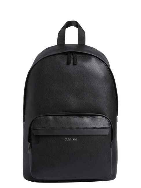CALVIN KLEIN CK MUST Rucksack mit 15"-Laptopfach auf Schwarz - Rucksäcke für Schule &amp; Freizeit