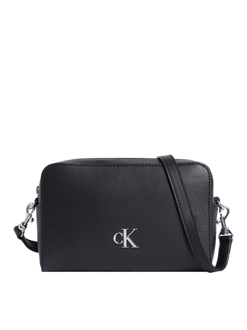 CALVIN KLEIN CKJ MINIMAL MONOGRAM Kameratasche Umhängetasche auf Schwarz - Damentaschen