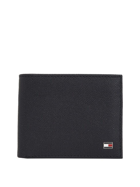 TOMMY HILFIGER TH FLAG Herren Leder Geldbörse spaceblau/schwarz - Brieftaschen Herren