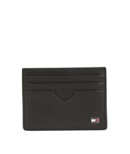 TOMMY HILFIGER TH FLAG  Flaches Kartenetui aus Leder - Brieftaschen Herren