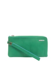 PIQUADRO CAMPIONARIO -  BLUE SQUARE Lederclutch mit Manschette gr&uuml;n/blauquadratisch - Damentaschen - 1