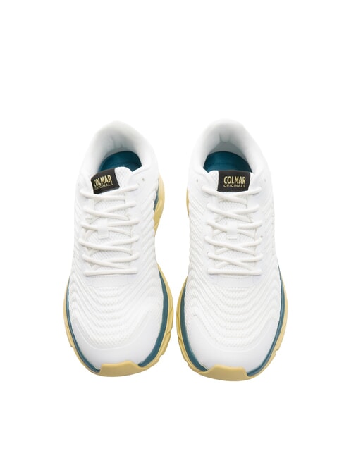 COLMAR URBANTRAIL COLORS Turnschuhe weiß-hellgelb-petrol - Schuhe Unisex