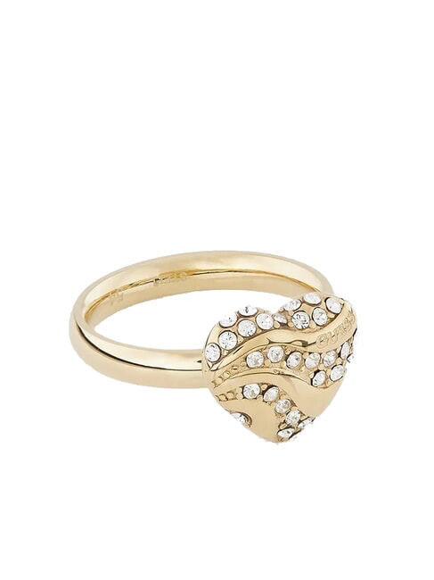 GUESS IN MY HEART Ring mit Herz und Zirkonia gelbes Gold - Ringe