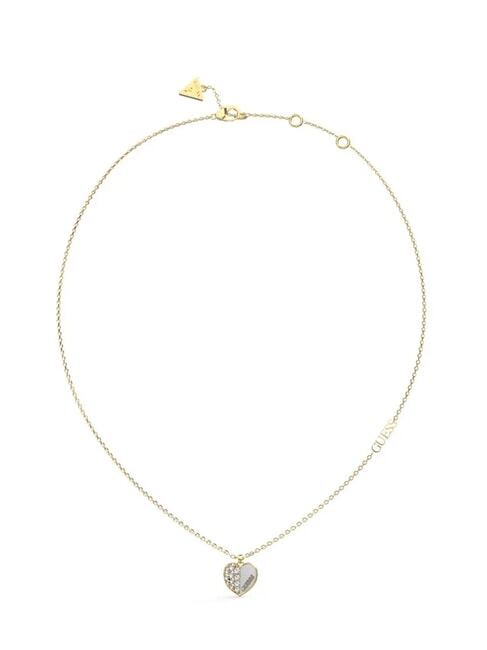 GUESS LOVELY Halskette mit Herzanhänger Gold - Halsketten