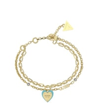 GUESS ALL YOU NEED IS LOVE Vorhängeschloss-Charm-Armband - Armbänder