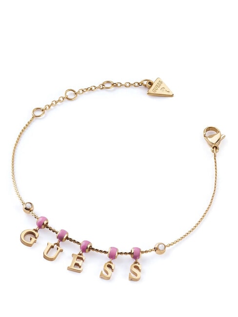 GUESS ARM PARTY Armband mit Anhängern gelbgold/rosa - Armbänder