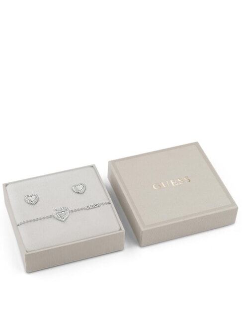 GUESS AMAMI GIFT BOX Armband + Ohrringe SILBER - Ohrringe