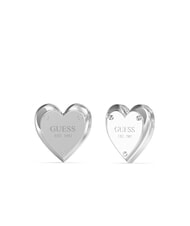 GUESS ALL YOU NEED IS LOVE Herzohrringe mit Logo SILBER - Ohrringe - 1